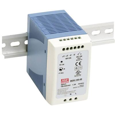 MEAN WELL MDR-100-24 DIN-rail netvoeding 24 V/DC 4 A 96 W Aantal uitgangen:1 x Inhoud 1 stuk(s)