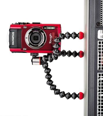 JOBY GorillaPod Magnetic 325, flexibel ministatief met magnetische voetjes en geïntegreerd balhoofd voor compacte en 360°-camera's, maximale belasting 325 g, JB01506-BWW