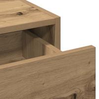 Wandkaptafel met LED-verlichting - Artisan Eiken - thumbnail