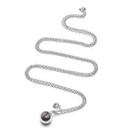 Proud MaMa Zwangerschapsketting Babybel Ketting Jasseron silver-plated babyfeet pink - thumbnail