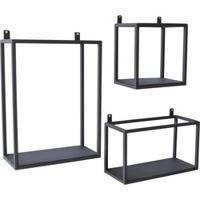 Urban Interiors wandboxes (Set van 3), kleur Vintage Black - thumbnail