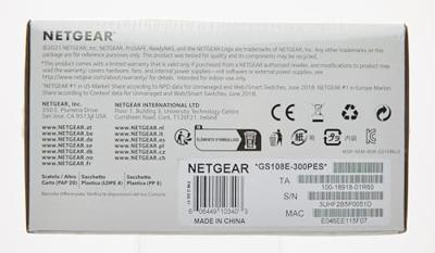 NETGEAR ProSAFE Unmanaged Plus Switch - GS108E - 8 Gigabit Ethernet poorten NETGEAR ProSAFE Unmanaged Plus Switch - GS108E - 8 Gigabit Ethernet poorten