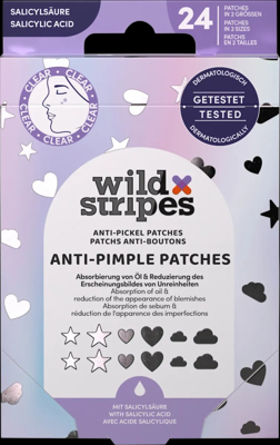 Wild Stripes Pleister Anti-Pimple Patches Holo Clear