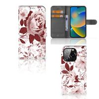 Hoesje iPhone 14 Pro Watercolor Flowers - thumbnail