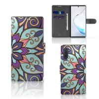 Samsung Galaxy Note 10 Hoesje Purple Flower - thumbnail