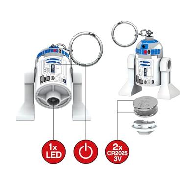 LEGO Star Wars Light-Up Keychain R2D2 8 cm