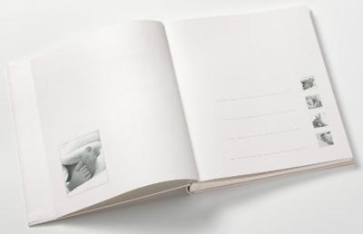 walther+ design UK-172 Fotoalbum (b x h) 28 cm x 30.5 cm Wit 60 bladzijden