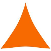 VidaXL Zonnescherm driehoekig 3x3x3 m oxford stof oranje - thumbnail