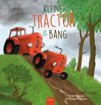 Kleine Tractor is bang Kleine Tractor is bang