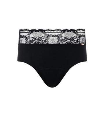 - Menstruatie / incontinentie slip - Period proof slip - Kanten taille menstruatie slip