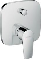 Hansgrohe Talis E ééngreeps badmengkraan afbouwdeel met zekerheidscombinatie, chroom - thumbnail