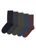 Bjorn Borg 5-paar - heren sokken - Combi - Essential - Katoenen mannen kousen - Voordeelverpakking - thumbnail