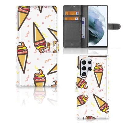 Samsung Galaxy S22 Ultra | Book Cover | Icecream Samsung Galaxy S22 Ultra | Book Cover | Icecream
