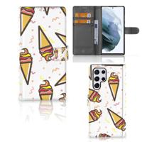 Samsung Galaxy S22 Ultra | Book Cover | Icecream - thumbnail