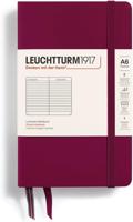 Leuchtturm Port Red, Pocket (A6), 187 p., ruled - thumbnail
