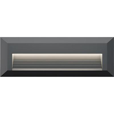 LED Tuinverlichting - Wandlamp Sfeerverlichting - Brinton Velora - Waterdicht IP65 - 3W 180lm - Aanpasbare Lichtkleur 3000K-4000K-6500K - Rechthoek - Antraciet