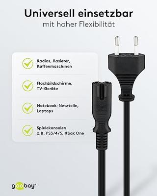 Goobay Cassettesnoer Bulk Zwart 3.0m