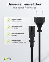 goobay Eurostekker > C7 kabel - thumbnail