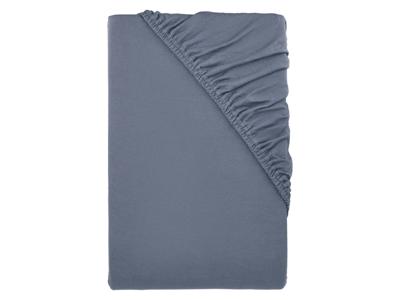 LIVARNO Jersey hoeslaken, 90-100 x 200 cm (Donkerblauw)