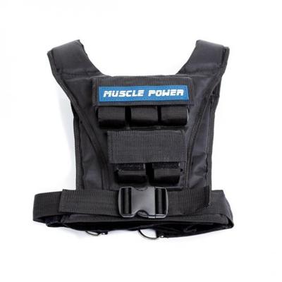Muscle Power Gewichtsvest 10 kg dames en heren MP1216 Muscle Power Gewichtsvest 10 kg dames en heren MP1216