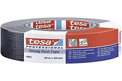 Tesaband Duct-Tape zwart - 48mm X 50m - 4662
