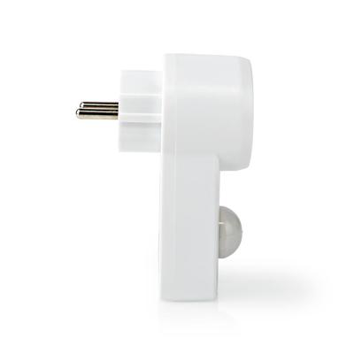 Bewegingsmelder | Schuko Type F | Instelbare Vertragingstijd, Omgevingslicht en Lichtgevoeligheid