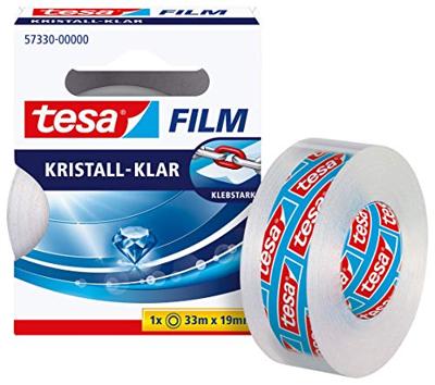 tesa 57330-00000-03 tesafilm Kristalhelder Transparant (l x b) 33 m x 19 mm 1 stuk(s) tesa 57330-00000-03 tesafilm Kristalhelder Transparant (l x b) 33 m x 19 mm 1 stuk(s)