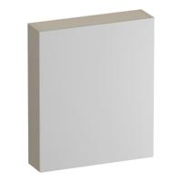 Brauer Impress Deluxe Spiegelkast - 60 cm - met interne en externe Verlichting - 1 Linksdraaiende Dubbelzijdige Spiegeldeur - Mat Beige - thumbnail