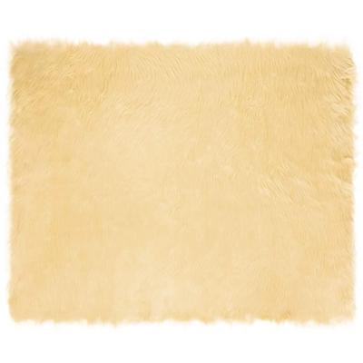 Nep Schapenvacht Tapijt Tafalla Crème 200 x 280 cm Polyester