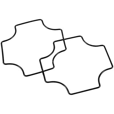 Hammond Electronics 1557BGASKET Silicone Zwart 1 stuk(s)