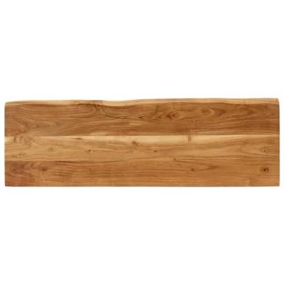 Bankje met natuurlijke rand 105 cm massief acaciahout