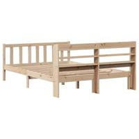 Bedframe zonder matras massief grenenhout 140x190 cm - thumbnail