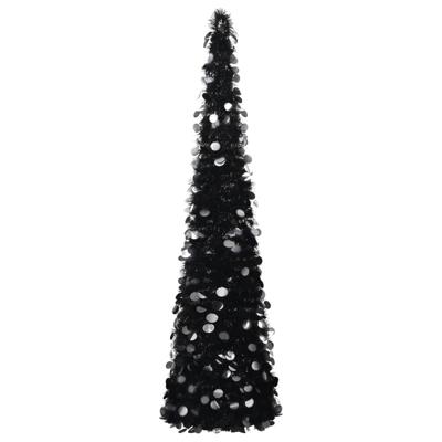 VidaXL Kunstkerstbomen pet black