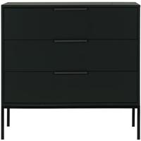 WOOOD Ladekast / Commode 'Adam' kleur Zwart - thumbnail