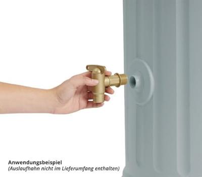 Garantia design regenton column 500 liter steengrijs - thumbnail
