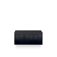 Frozen 3d Badmeubelset 100 cm - Greeplijst in kleur - Incl. Bovenblad Zwart Mat - thumbnail