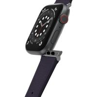 OtterBox Symmetry Cactus Leather horlogeband voor Apple Watch 46mm/45mm/44mm, vervangende duurzame, zachte band voor Apple Watch, Purper - thumbnail