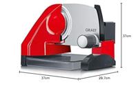 Graef S50003 Snijmachine SKS 503 Rood - thumbnail
