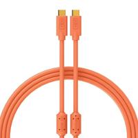 DJ TechTools Chroma Cables USB-C naar USB-C 1 meter (oranje) - thumbnail