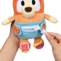 Spectron Bluey baby bingo dress and play pluchen knuffel - thumbnail