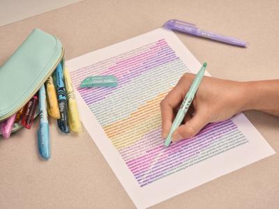 Markeerstift pilot frixion soft pastel 6st assorti
