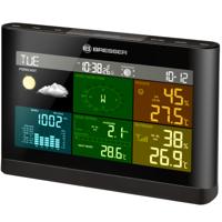 BRESSER 5-in-1 Comfort Weercenter met Kleurendisplay (zwart) - thumbnail