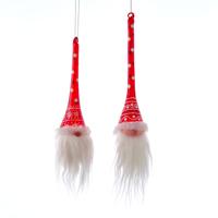 Ornament glas kabouter rood l25cm Kurt S. Adler - Kurt s adler - thumbnail