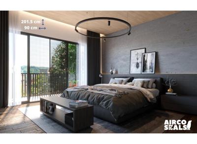 Insectenhor met magneetsluiting voor deur - 201,5x90 cm - insect screen - vliegenhor