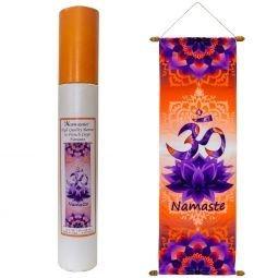 Wandkleed Franse Crêpe Namaste (90 x 36 cm)