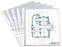 Durable geperforeerde showtas, ft A4, 11-gaats perforatie, 60 micron - thumbnail
