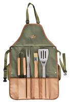 Esschert Design BBQ Schort met Gereedschap - thumbnail