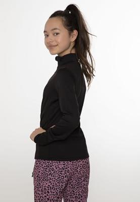 Protest Refabrizoy 1/4 Zip Pully Kinderen True Black 116 Protest Refabrizoy 1/4 Zip Pully Kinderen True Black 116