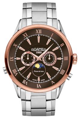 Roamer 508821 47 63 50 Superior Moonphase horloge 43 mm