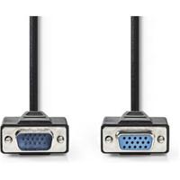 VGA-kabel | VGA male - VGA female | 10 m | Zwart - thumbnail